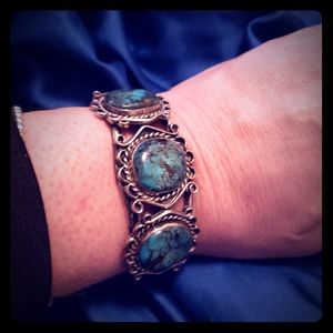 Antique Navajo silver bracelet